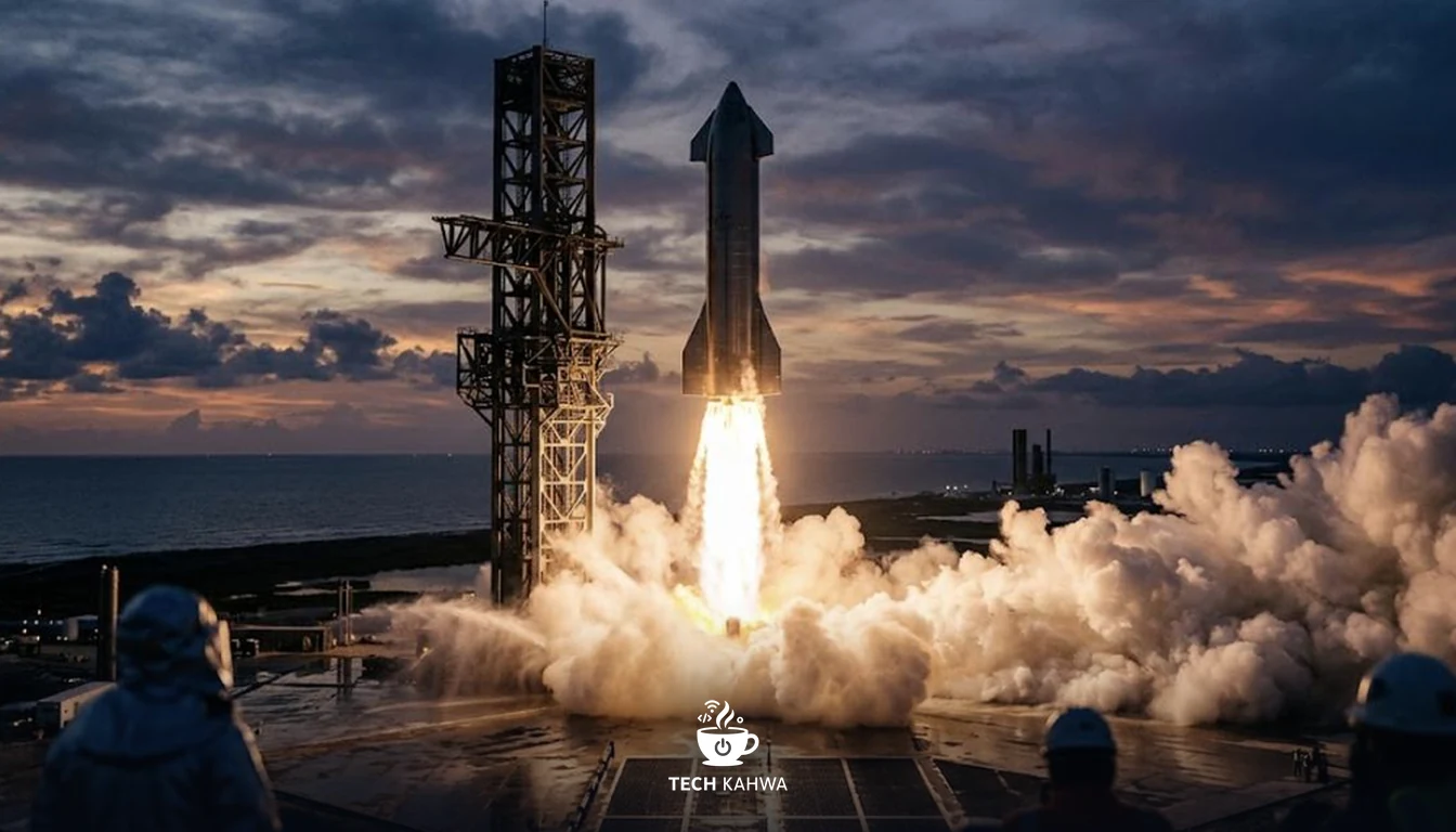 Starship V3 reaches space on its first flight, but the booster is lost